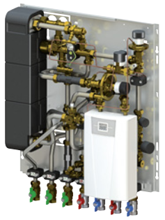 Clage Wohnungsbergabestation hygenische Trinkwassererwrmung Plattenwrmetauscher WS-Hybrid 13 kW