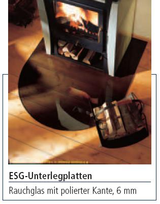 ESG-Unterlegplatten Rauchglas