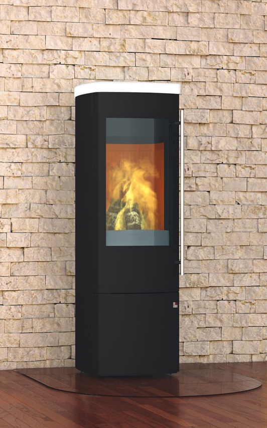 Olsberg Kaminofen Fuego Compact Keramikabdeckung schneewei