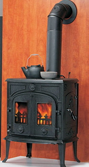 Globe Fire Guss Kaminofen Comet 8 kW