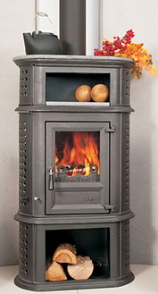 Globe Fire Guss Kaminofen Herculina XL 7 kW