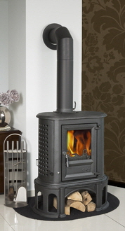 Globe Fire Guss Kaminofen Herculina S 7 kW