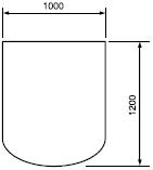 Korbbogen-Funkenschutzplatte