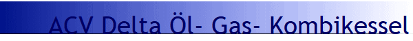 ACV Delta l- Gas- Kombikessel