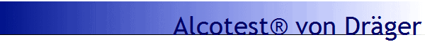 Alcotest� von Dr�ger