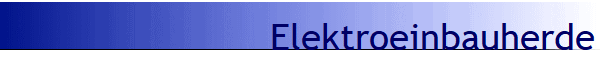 Elektroeinbauherde