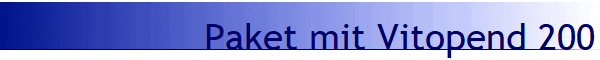 Paket mit Vitopend 200