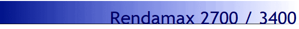 Rendamax 2700 / 3400