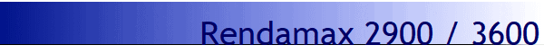 Rendamax 2900 / 3600