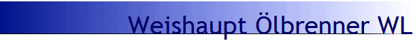 Weishaupt �lbrenner WL